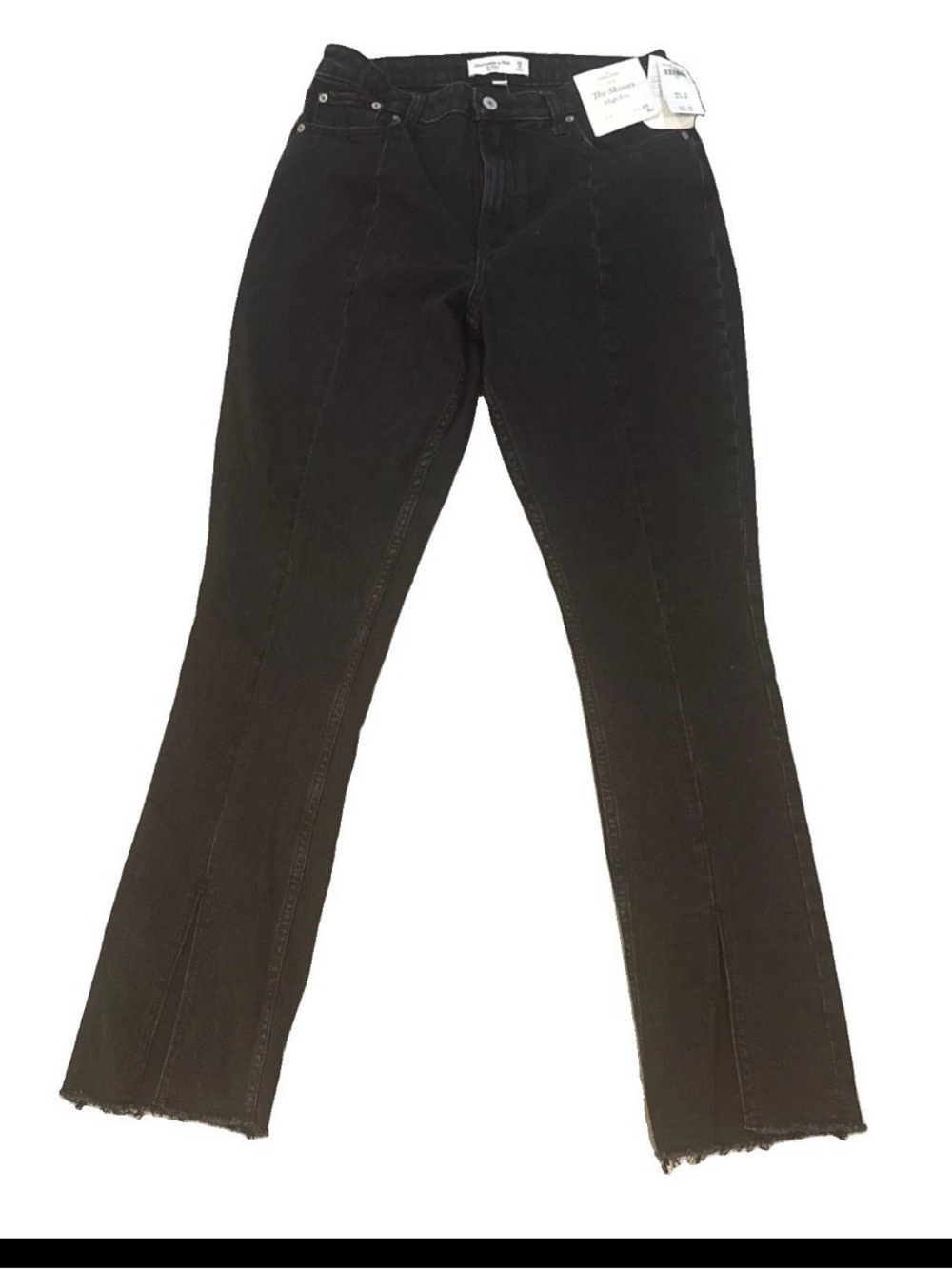 Abercrombie & Fitch "Curve Love" High Rise Skinny Jeans
29 Black NWT cool Jeans